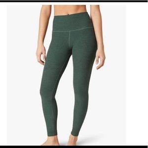 Beyond yoga space dye letting midi high waisted green ivy